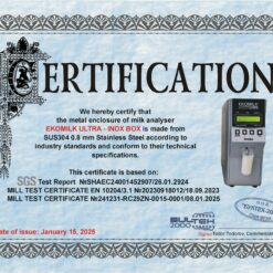 Certificat inox box